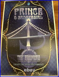 Prince 3rdeyegirl Poster Art The Fillmore SF Music Bill Graham Concert Rare