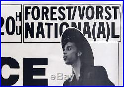 Prince and the Revolution 1986 Parade Tour Belgium Original Concert Poster