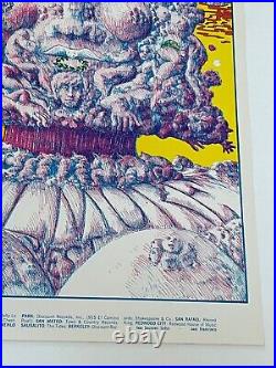 Psychedelic Original Concert Poster from 1969 James Cotton Iron Butterfly