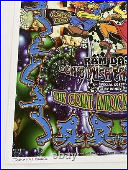 Psychedelic Phil Lesh Ram Dass Great American Music Hall Concert Poster Signed