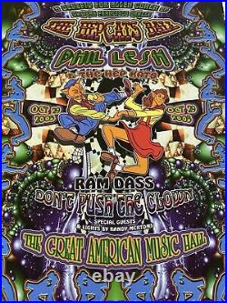 Psychedelic Phil Lesh Ram Dass Great American Music Hall Concert Poster Signed