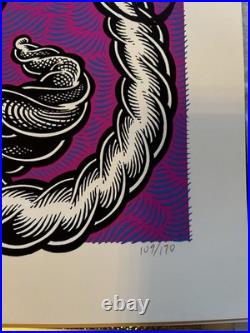 Puscifer Band Signed 2022 Dual Sided Concert Poster Indianapolis, IN 109/170 MDV