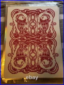 Puscifer Band Signed 2022 Dual Sided Concert Poster Indianapolis, IN 109/170 MDV