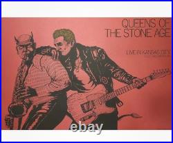 QUEENS OF THE STONE AGE Concert Poster KC 2017 Jermaine Rogers LE X/10-RARE