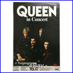 Queen 1982 Ernst-Merck-Halle Hamburg Concert Poster (Germany)