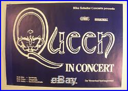 Queen Concert Tour Poster 1980 The Game Freddie Mercury Brian May