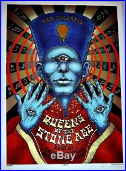 Queens of the Stone Age Berlin Silkscreen Concert Poster by Emek