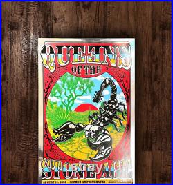 Queens of the Stone Age Nashville Tennessee LTD AP S/N Foil Concert Poster 18x24