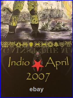 RAGE AGAINST THE MACHINE Concert Poster COACHELLA 07 Original Ed of 200 MACRAE