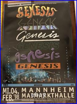 RARE 1998 Genesis German Concert Poster 33x23 VTG Original
