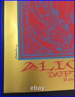 RARE 2010 Alice in Chains Concert Poster Limited Edition Only 1/25 Made nirvana