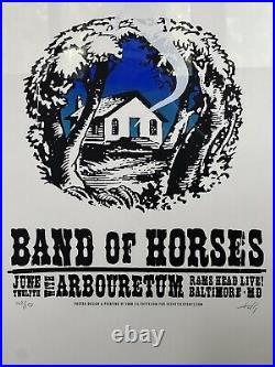 RARE Band of Horses Arbouretum 2000 Original Concert Poster 142/150 SIGNED