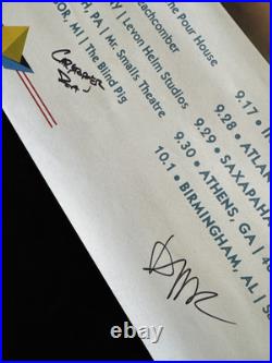 RARE Deer Tick Signed Original Concert Poster Music Tour 24x17 2021