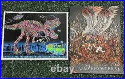 RARE FOO FIGHTERS Los Angeles Concert Posters Night 1 & 2 BMO Stadium EMEK/TSANG