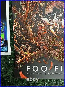 RARE FOO FIGHTERS Los Angeles Concert Posters Night 1 & 2 BMO Stadium EMEK/TSANG