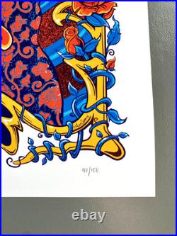 RARE Grateful Dead 1970 Capitol Theatre Concert Poster x/150 ZazzCorp Original