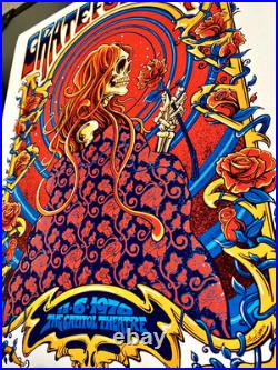 RARE Grateful Dead 1970 Capitol Theatre Concert Poster x/150 ZazzCorp Original