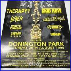 RARE Metallica Escape From The Studio 1995 August 26 England Tour Concert Poster