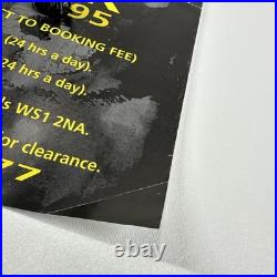 RARE Metallica Escape From The Studio 1995 August 26 England Tour Concert Poster