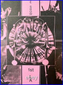 RARE Pantera Concert Poster Undocumented Show July 26 1986 LA Hollywood