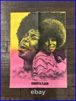 ROBERTA FLACK 1971 Worcester Polytechnic Institute Original In Concert Poster