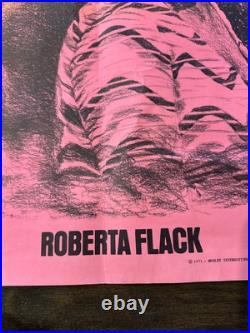 ROBERTA FLACK 1971 Worcester Polytechnic Institute Original In Concert Poster