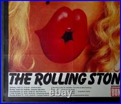 ROLLING STONES 1973 German A1 Concert poster WITH DATES JOHN PASCHE VERY RARE