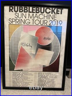 RUBBLEBUCKET Sun Machine Tour 2019 SIGNED CONCERT TOUR POSTER