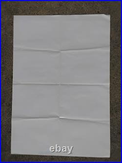 Rancid Afi & The Distillers Adv 2000 Record Store Concert Promo Poster Punk Rock