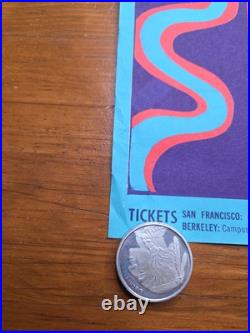 Rare 1966 JEFFERSON AIRPLANE Concert Poster, Artist Wilson, Ben Grandy