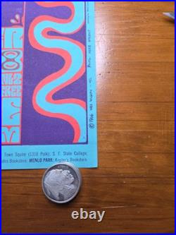 Rare 1966 JEFFERSON AIRPLANE Concert Poster, Artist Wilson, Ben Grandy