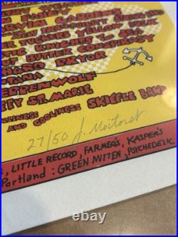 Rare 1968 Vintage Sky River Rock Festival Lighter Than Air Fair Poster