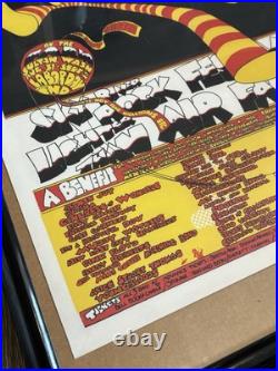 Rare 1968 Vintage Sky River Rock Festival Lighter Than Air Fair Poster