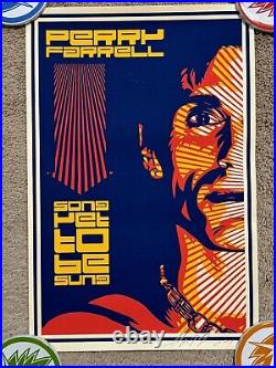 Rare! 2001 Perry Farrell / Jane's Addiction CONCERT TOUR POSTER SIGNED Coachella