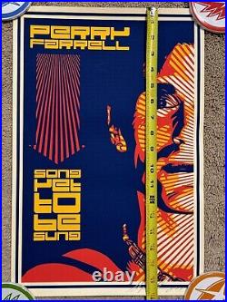 Rare! 2001 Perry Farrell / Jane's Addiction CONCERT TOUR POSTER SIGNED Coachella