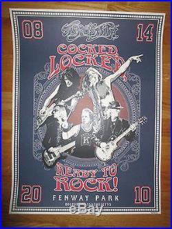 Rare AEROSMITH Fenway Park 8/14/10 Concert Tour Poster STEVEN TYLER / JOE PERRY