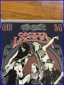 Rare Aerosmith Limited Edition 496/1000 Fenway Boston Concert 8/14/10 Poster