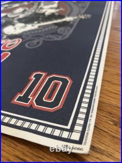 Rare Aerosmith Limited Edition 496/1000 Fenway Boston Concert 8/14/10 Poster