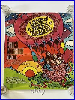 Rare Chuck Mangione Land of Make Believe POSSIBLY Hand Signed Concert Poster