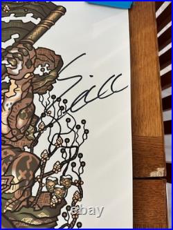 Rare Eric Church Autographed 2012 concert Poster #90/120 Guy Burwell signed