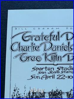 Rare Grateful Dead Original Spartan Stadium 1979 Brent's 1st Show Concert Poster