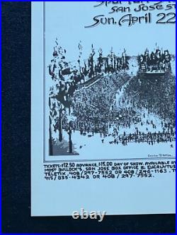 Rare Grateful Dead Original Spartan Stadium 1979 Brent's 1st Show Concert Poster