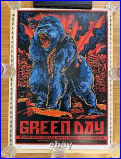 Rare Green Day Concert Poster 18x27 Screen Print Limited 400 Original 2009