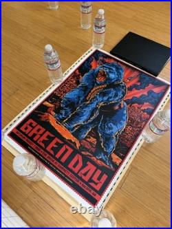 Rare Green Day Concert Poster 18x27 Screen Print Limited 400 Original 2009