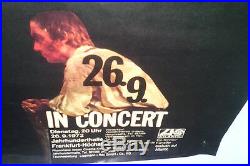 Rare Original 1972 Stephen Stills Manassas Concert Poster Vintage 70's Rock