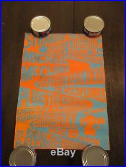 Rare Original The Grateful Dead Reading & Dance Festival Concert Poster 1966