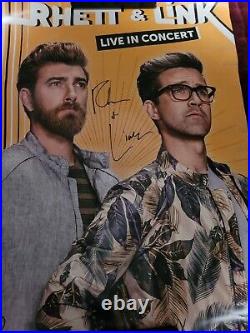 Rare Rhett & Link Live In Concert Mythical Show Signed Poster