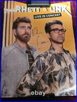 Rare Rhett & Link Live In Concert Mythical Show Signed Poster