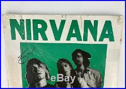 Rare Signed Original Nirvana In Utero Concert Poster Roseland Nyc 1993 Vintage
