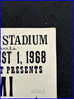 Rare Vintage Jimi Hendrix Experience 1968 Concert Cardstock Boxing Style Poster